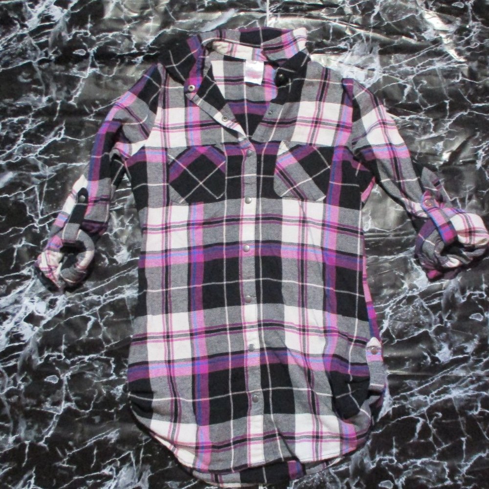 Black and Purple Flannel
